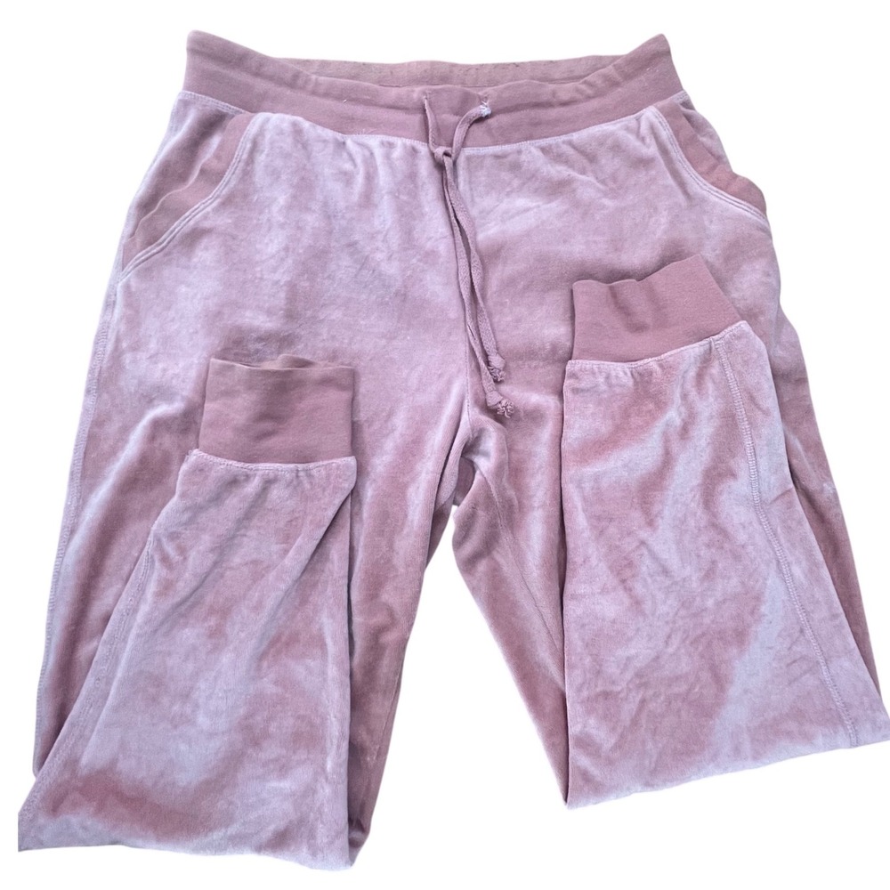 ❤️NWOT Fashion Nova Velour Jogger Sweatpants Pink Size 1X Drawstring Pockets - Picture 3 of 7